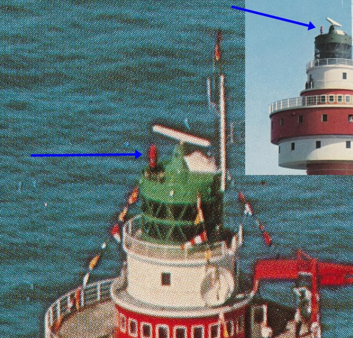 Seelaterne auf Lt Alte Weser kurzzeitig 1964