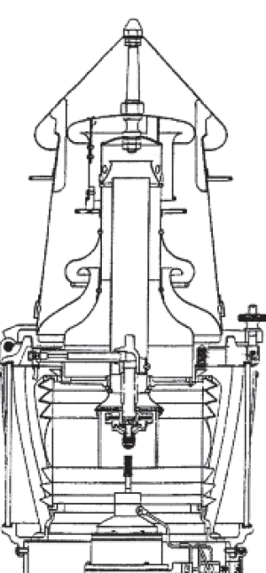 Schnittskizze Seeelaterne